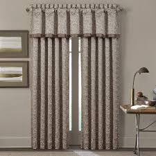 J. Queen New York Cracked Ice 2-Pack 84-Inch Rod Pocket Window Curtain Panels in Taupe