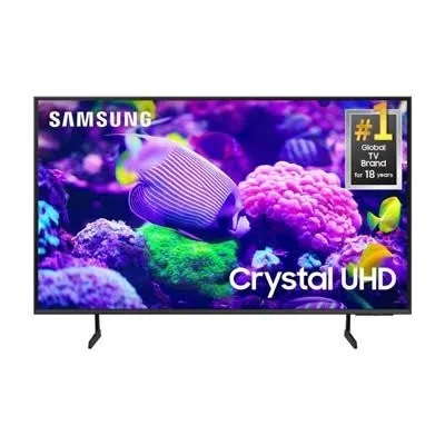 SAMSUNG 65-Inch Class Crystal UHD 4K DU7200 Series HDR Smart TV w/Object Tracking Sound Lite, PurColor, Motion Xcelerator, Mega Contrast, Q-Symphony (UN65DU7200, 2024 Model)