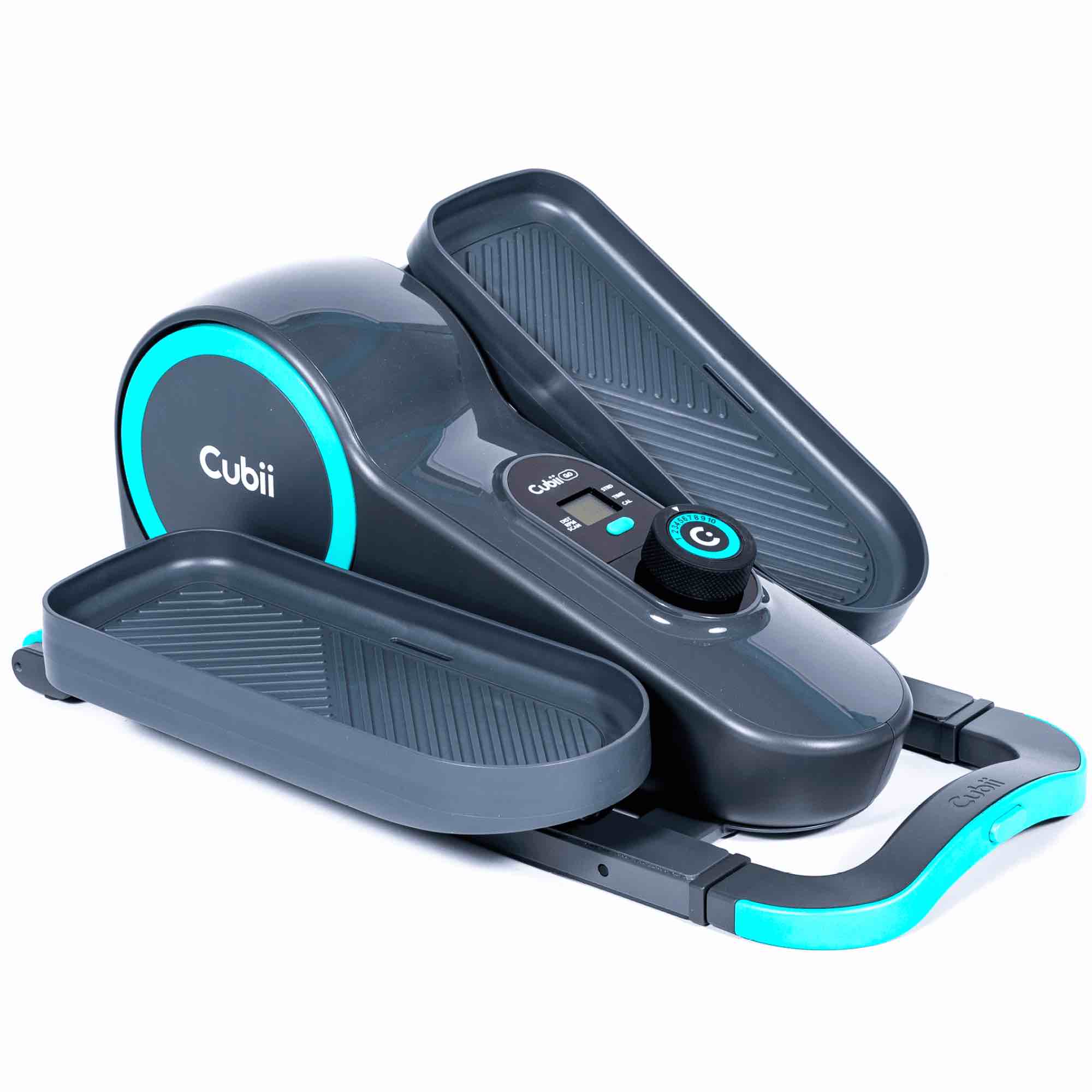 Cubii JR1  Compact Seated Under Desk Elliptical Trainer  8 Adjustable Magnetic Resistance  Aqua