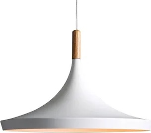 Battery Operated Pendant Light with Remote Control,White Ceiling Pendant Lights Fixtures,Nordic Style Hanging Lamp for Dining Room,Battery Powered Pendant Lighting Fixtures (Whit)