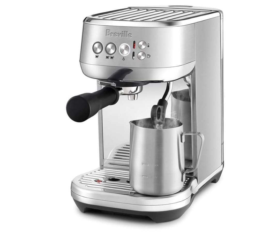 Breville Bambino Plus Espresso Machine BES500BSS, Brushed Stainless Steel