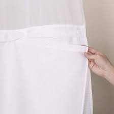 Frosty Solid Shower Curtain Liner Peva