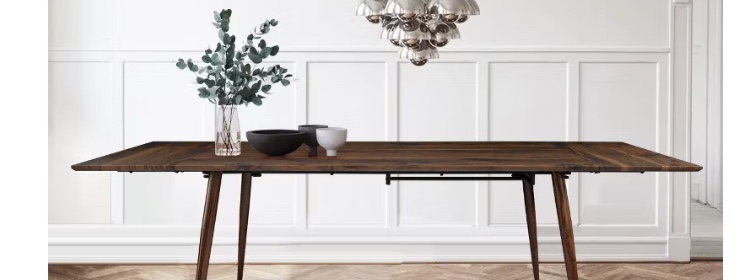 Odense 95" L Rectangular Extendable Dining Table top only