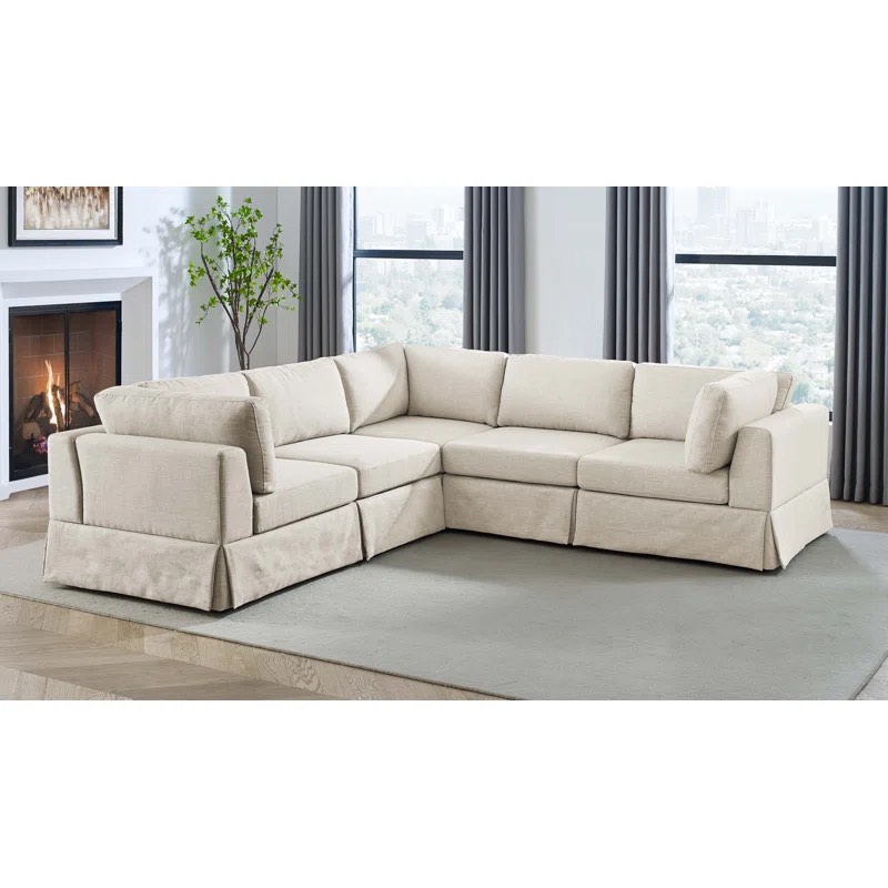 Arnon 5 - Piece Upholstered Sectional/ INCOMPLETE - Corner Seat Only