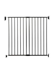 Regalo 2-in-1 Extra Tall Easy Swing Stairway and Hallway Walk Through Baby Gate, Black 1 Count (Pack of 1) (40.5"W x 36"H)