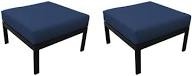 KI062B-O-DB Madison Ave. Ottoman (2 Per Box) with 1 Set of Snow