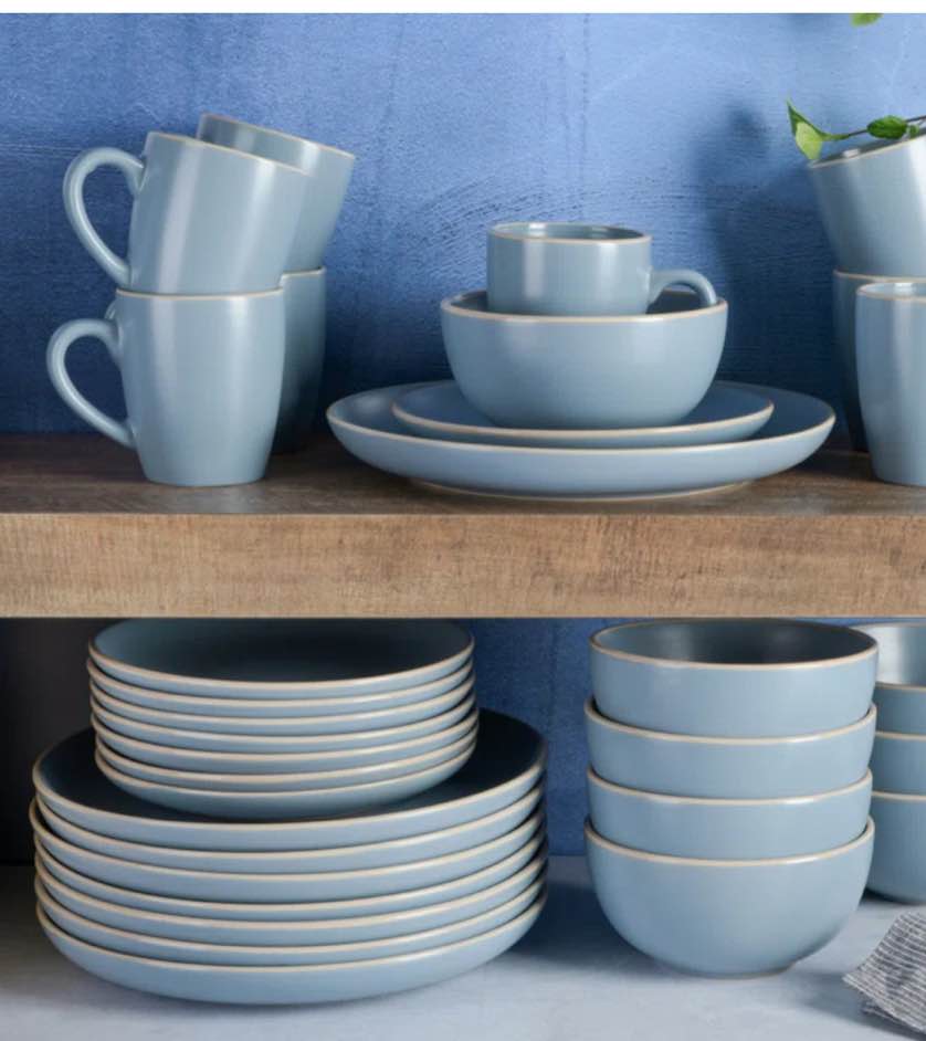 Gibson Home Rockaway 32 Piece Dinnerware Set