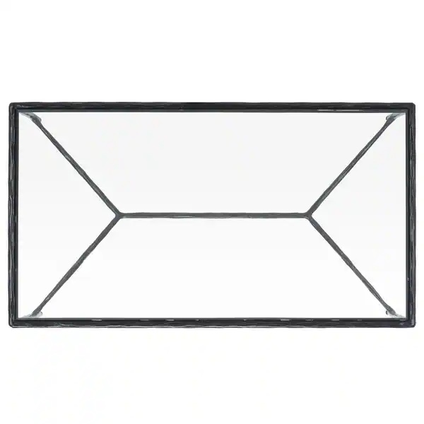 SAFAVIEH Couture Jessa Metal Coffee Table (Fully Assembled) - 40Wx22Dx18H - Black