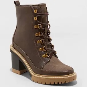 Women's Tessa Winter Boots - A New Day Brown 5