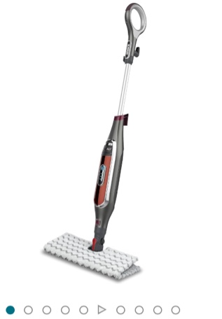 Shark S5003D Genius Hard Floor Cleaning System Pocket Steam Mop, Burgundy/Gray