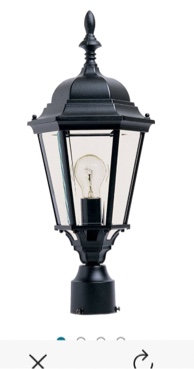Maxim Lighting - One Light Outdoor Pole/Post Lantern - Outdoor Pole/Post Mount -