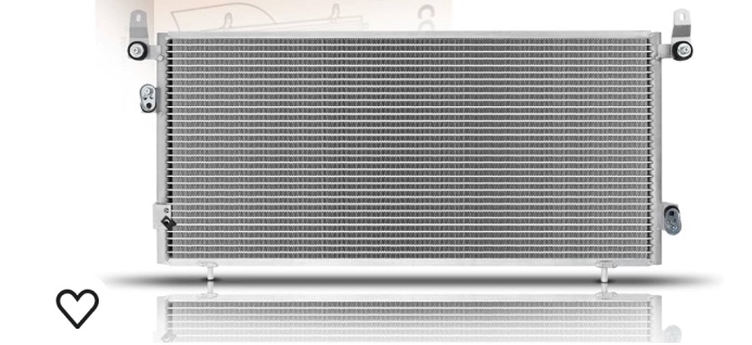 A-Premium Air Conditioning A/C Condenser Compatible with Toyota Tundra 2000 2001 2002 2003 2004 2005, 3.4L 4.0L 4.7L, Replace# 884600C050