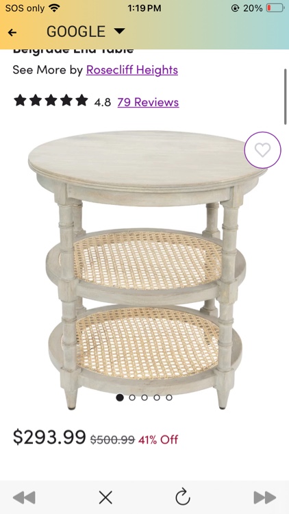 Belgrade End Table with Storage