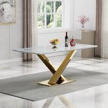 Dining Table Legs & Hardware Marble/Ss