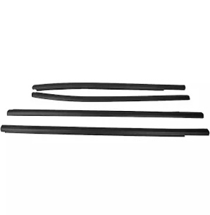 ApplianPar 4Pcs Outer Door Window Belt Weatherstrip Molding for Ford Ranger 2019 2020 2021 2022 2023