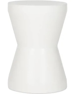 Safavieh Torre Outdoor Modern Concrete Accent Table - Ivory