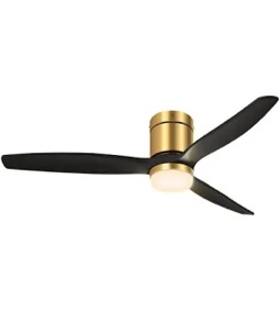 Kubik 52'' 3 - Blade Ceiling Fan with LED Lights & Remote, DC Motor, Memory Function