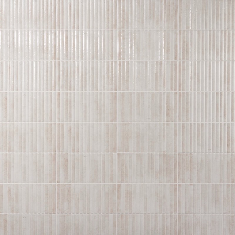(Broken) Canu 5.9 In. x 11.81 In. Polished Fluted Ceramic Subway Wall Tile (9.68 Sq. Ft. / Case)