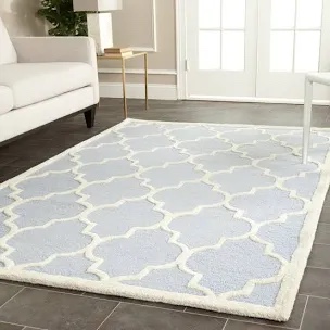 Cannen Hand Tufted Wool Geometric Rug (Used) 