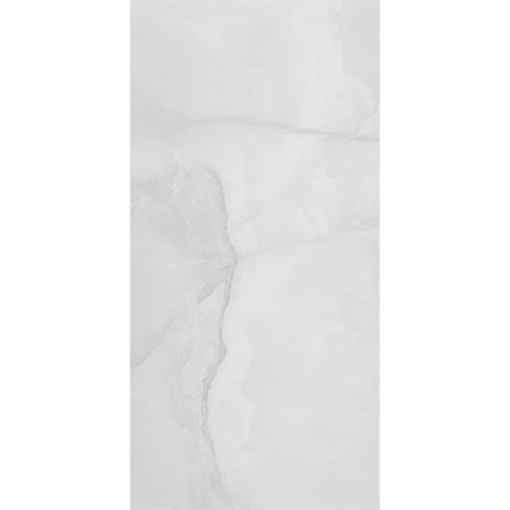 Calgary Onyx 16 in. x 32 in. Polished Porcelain Marble Look Floor and Wall Tile (14.2 sq. ft. /Case)