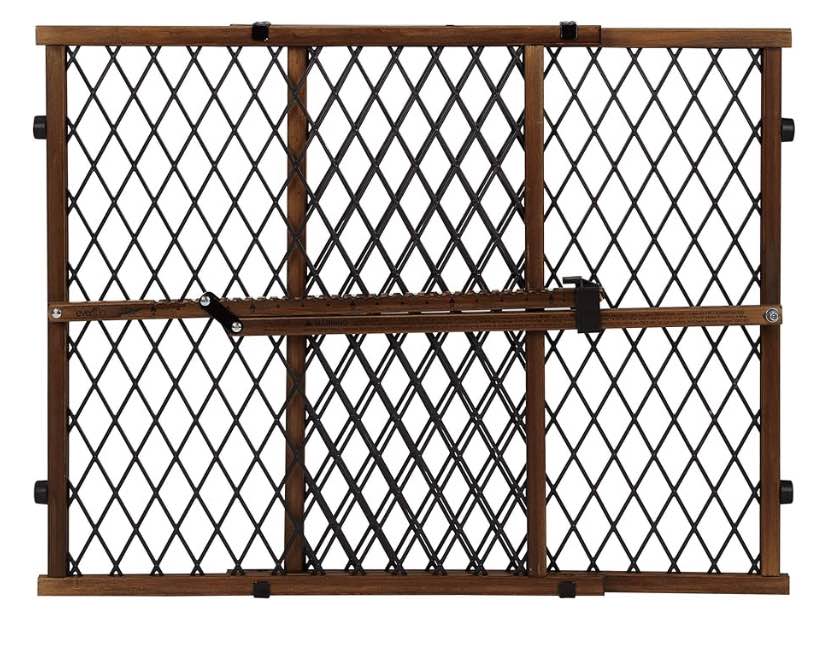 Evenflo Position & Lock Baby Gate, Pressure-Mounted, Farmhouse Collection