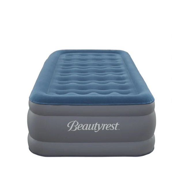 Beautyrest Extraordinaire 15" Twin Size Air Mattress with Built-in Pump - Blow-up Mattress Best for Camping & Guests