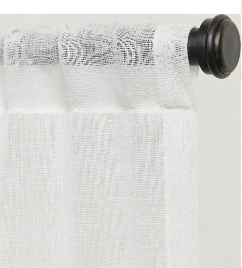 Exclusive Home Topper 1" Curtain Rod and Coordinating Finial Set, Oil Rubbed Bronze, Adjustable 66"-120"