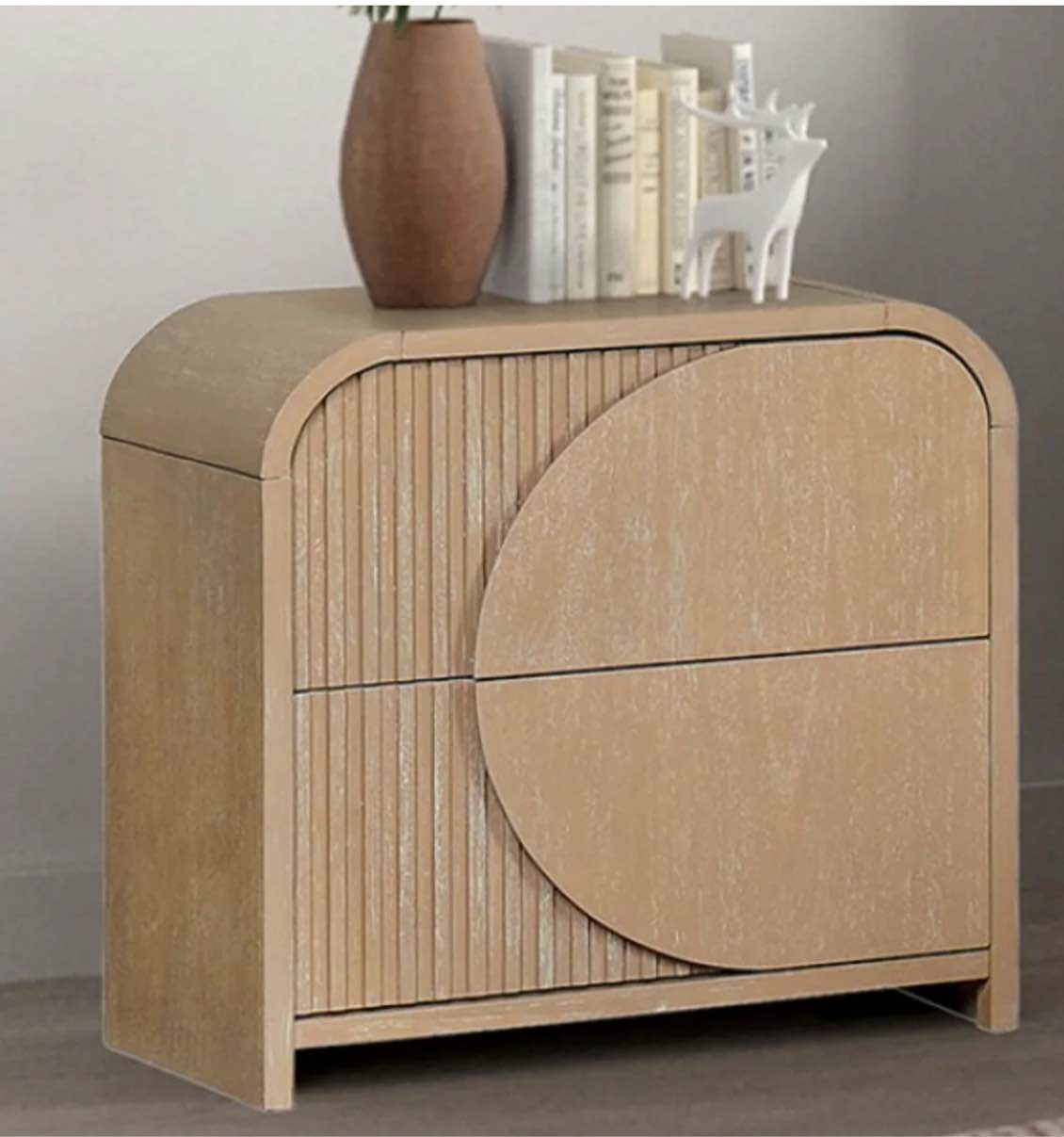 FM73001NT-N Tangentry 2 Drawer Nightstand