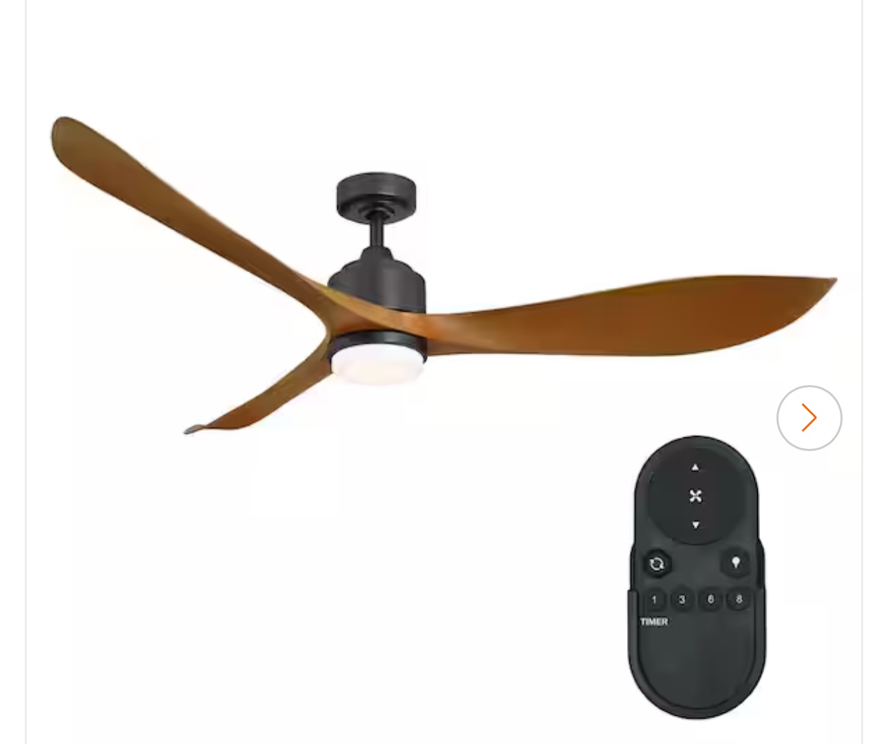 Misael 66 in. Modern Integrated LED Oil-Rubbed Bronze Ceiling Fan with Light and Remote Control