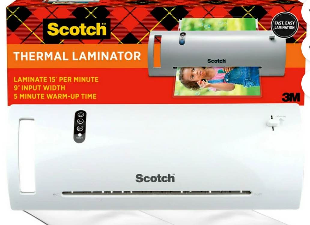 Scotch Thermal Laminator Plus 2 Letter Size Pouches (TL902)
