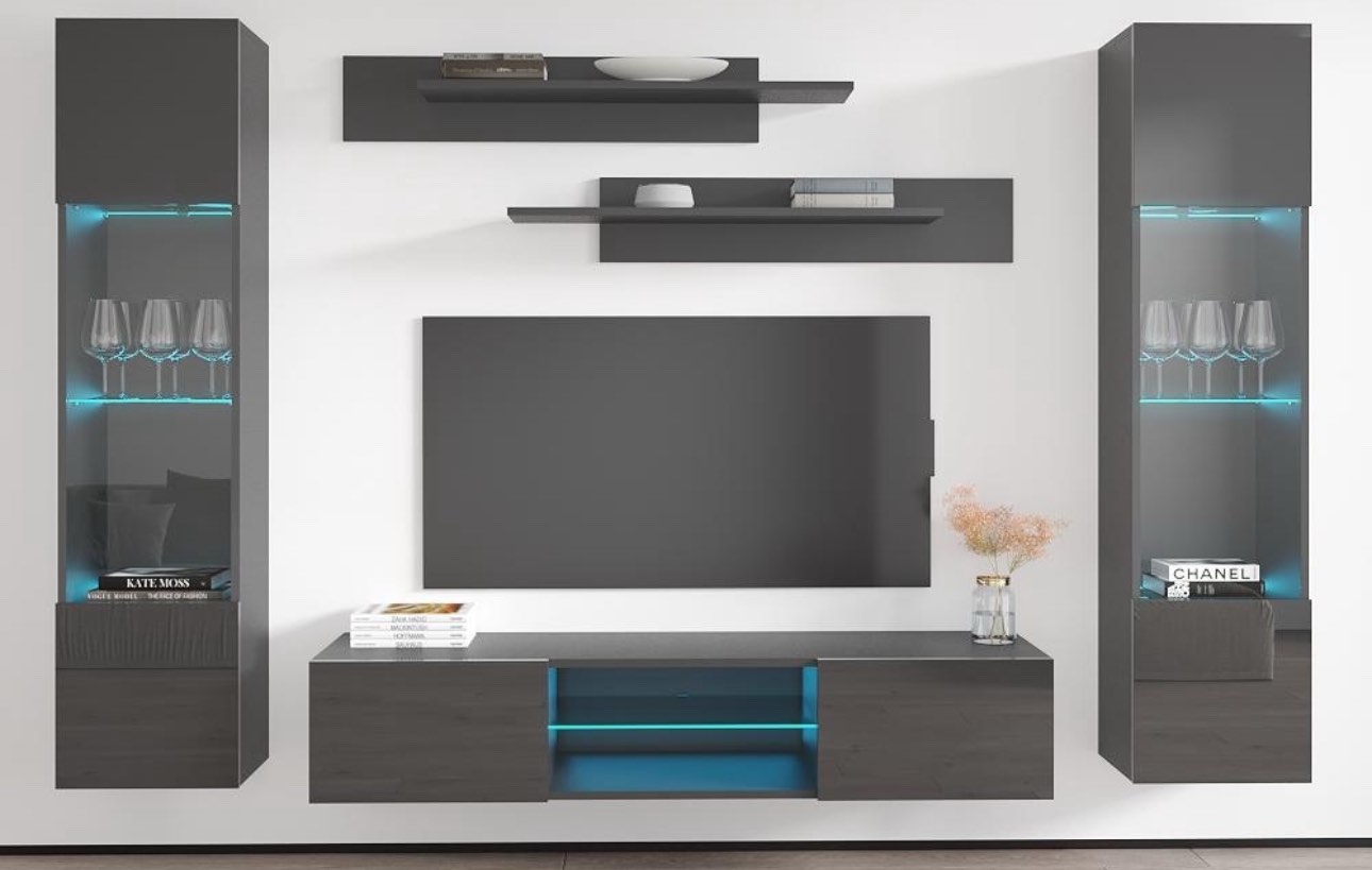 Fly A 33TV Wall Mounted Floating Modern Entertainment Center