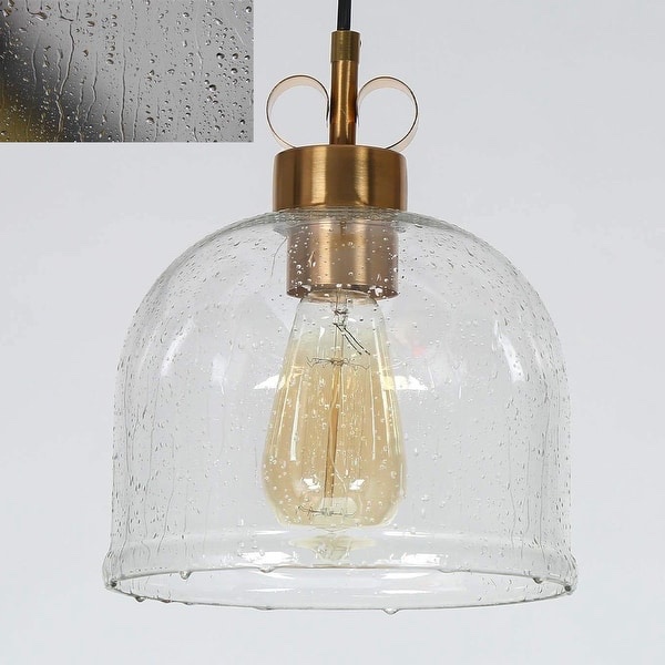 Cavitt Mid-century Modern Art Decor Pendant Light Farmhouse Chic Glass Kitchen Island Lighting - 8.3 inches