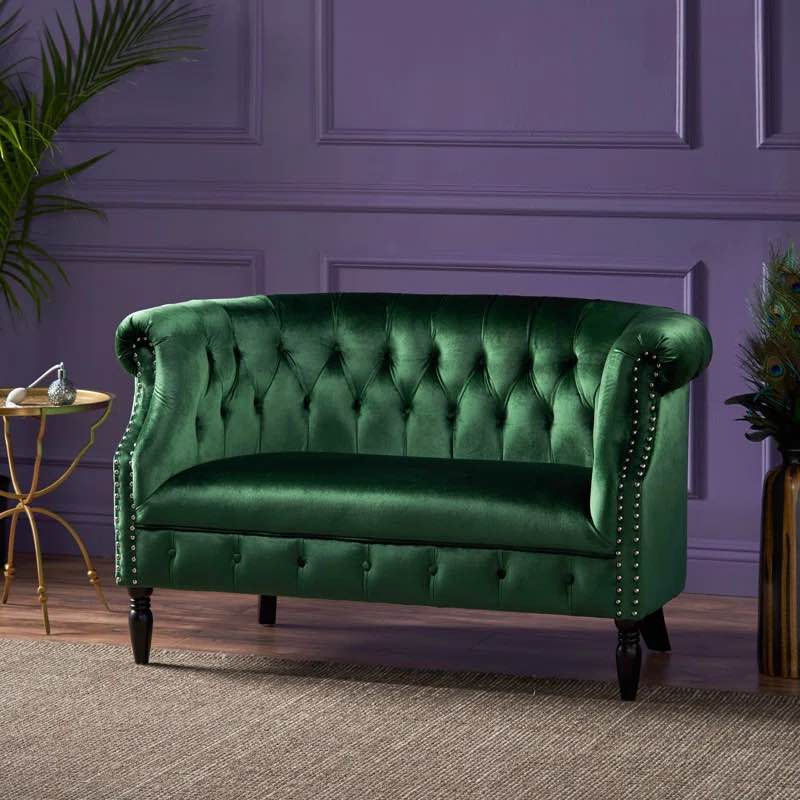 Charlotte 51.5 Velvet Loveseat