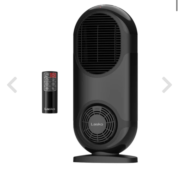 LASKO CC27350 27" MOTION X CONSOLE SPACE HEATER WITH REMOTE CONTROL, BLACK   