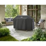 BBQ grill cover w/ grill brush 