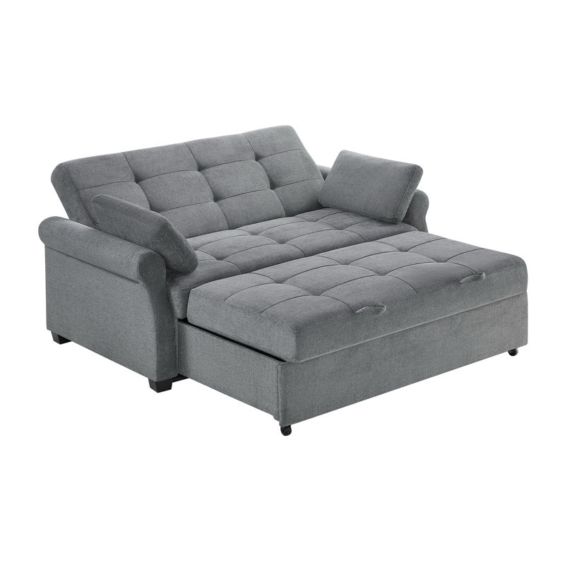 Serta Sabrina 73" Queen Rolled Arm Tufted Back Convertible Sleeper Sofa with Cushions See More by Serta