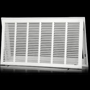 30'' x 20'' Return Air Grille [Duct Opening Size] Return Vent Cover for Wall or Ceiling,Steel Return Air Grill Removable Face/Door for 1 inch Filters (30"W x 20"H [Duct Opening])