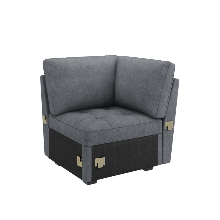 Bluish Gray Polyester Carton C: Corner Seat Module & Parts