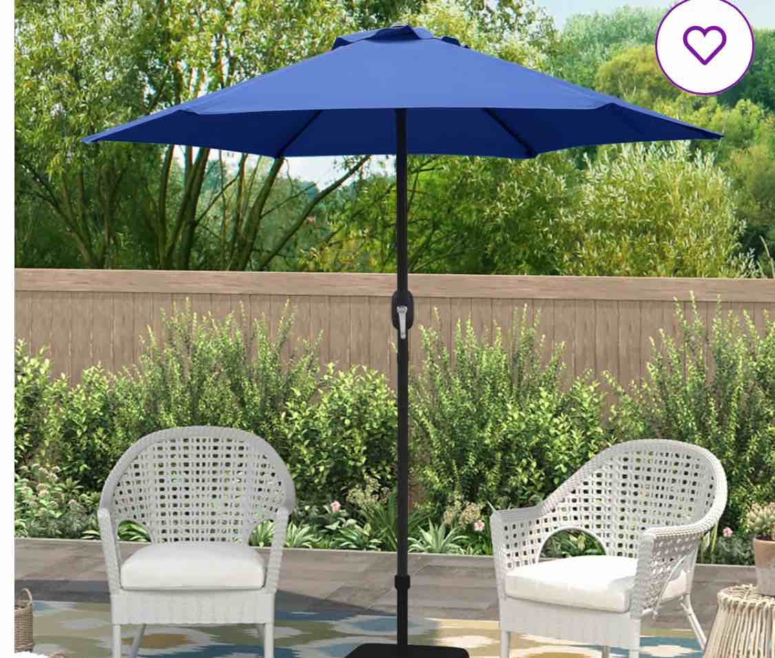 90” Market Umbrella blue 