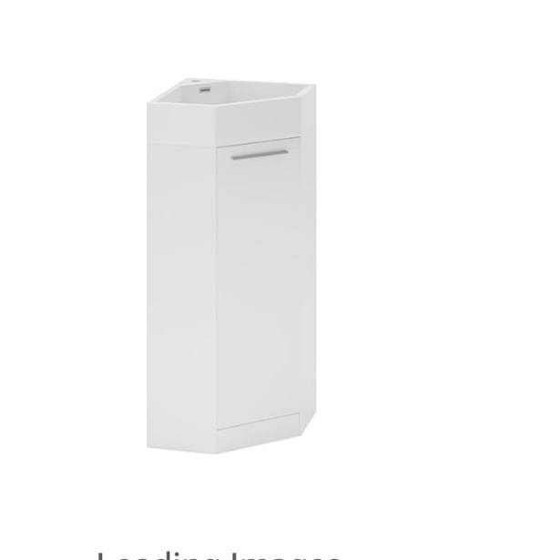 14 inch freestanding single sink corner bathroom vanity