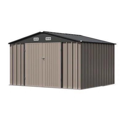 10 ft. W x 8 ft. D Metal Storage incomplete box 2 of 2