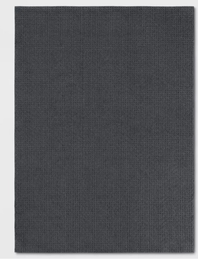 Dark gray  rug 5x7