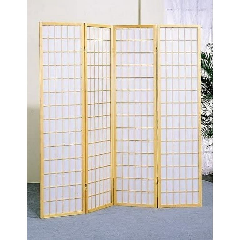 ACME 02277 Naomi 3-Panel Wooden Screen, Cherry Finish