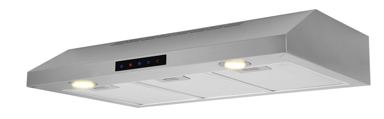 Kitchen Bath Collection WUC90-LED Stainless Steel Under-Cabinet Range Hood, 36"