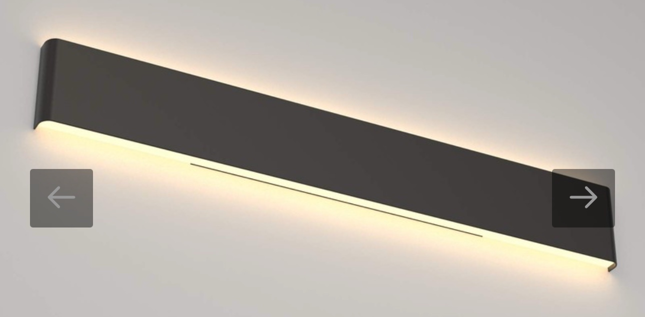ralbay 40 inch modern black vanity light fixtures led bathroom wall light up and down bathroom lighting fixtures white light 3000k