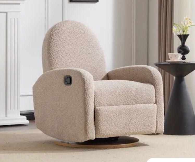 Christopher Knight Home Kimon 360 Swivel Glider Recliner Chair