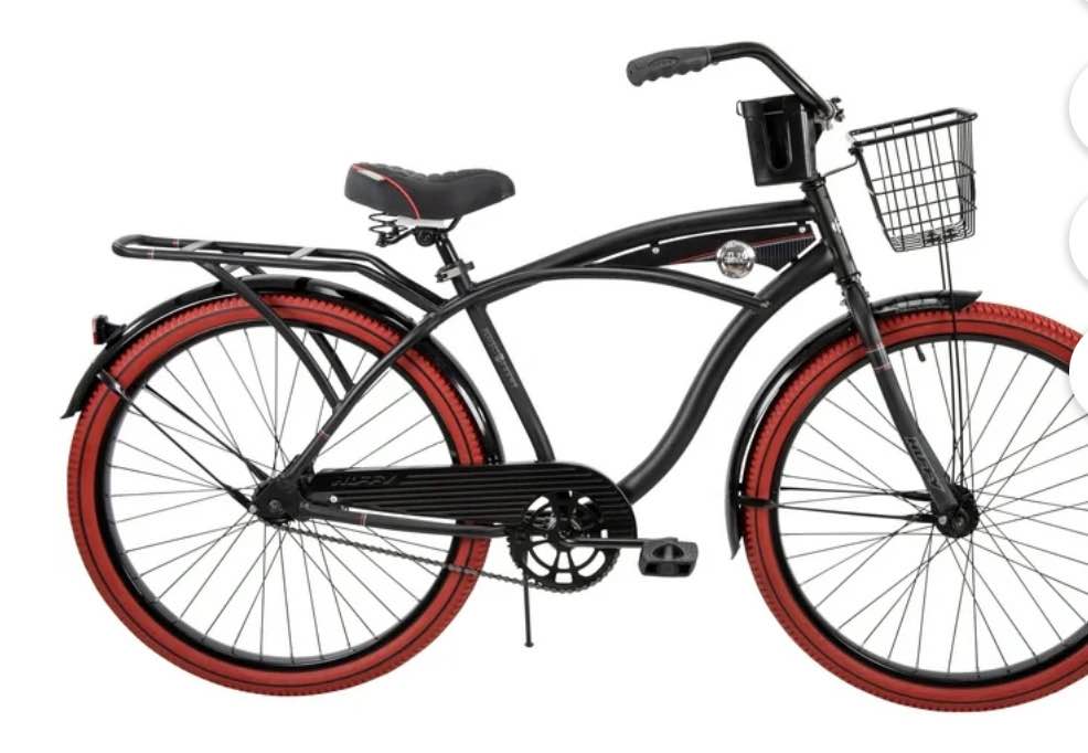 Nel Lusso Men's Cruiser Bike, Black, 26-inch