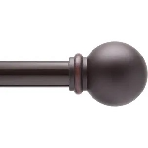 Wayfair Basics Ball End Single Curtain Rod,