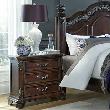 Amala 3 drawer night stand box opened