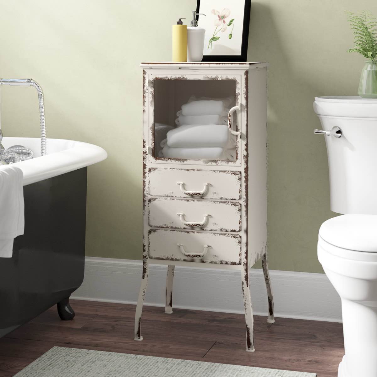 Danile Metal Accent Chest